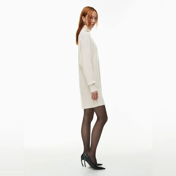 NWOTS Babaton Maclean Oversized merino wool turtleneck sweater dress - Picture 6 of 15